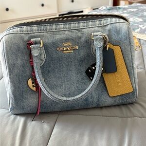 Coach denim medium rowan